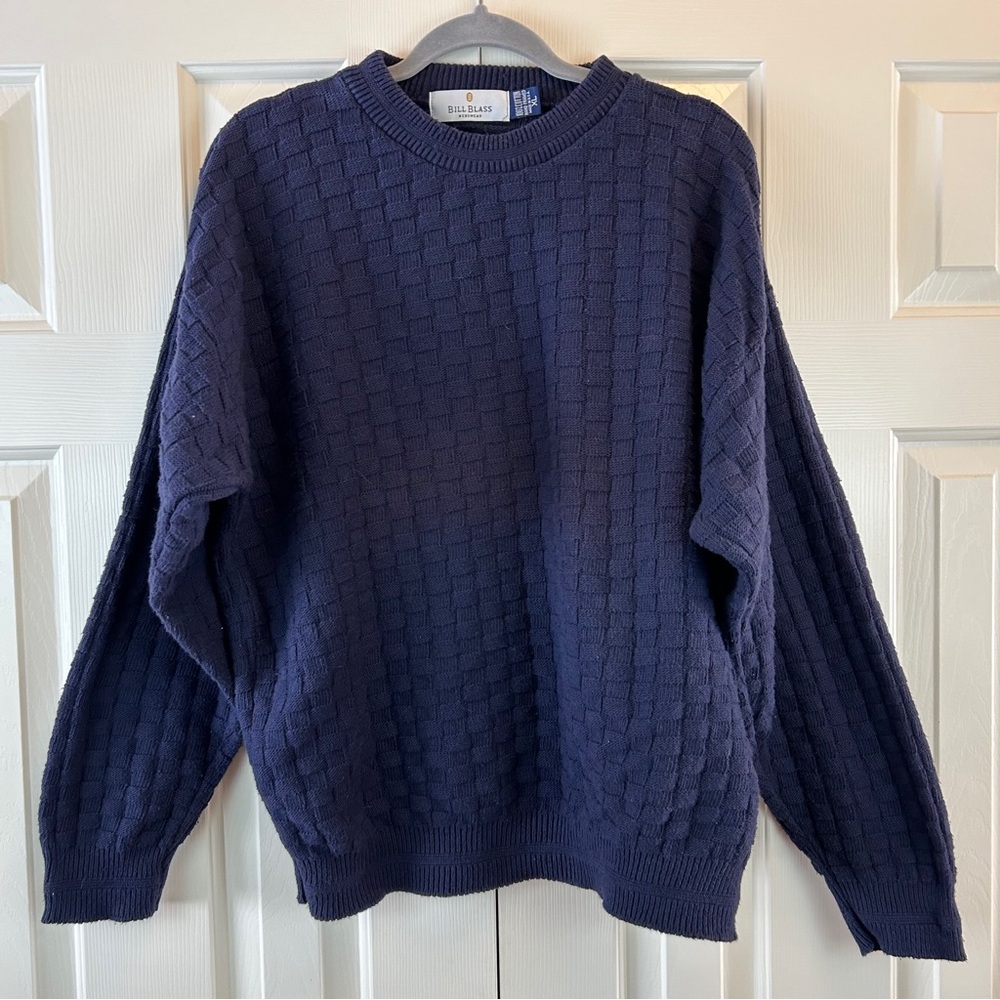 Vintage Bill Blass Crewneck Cotton Sweater